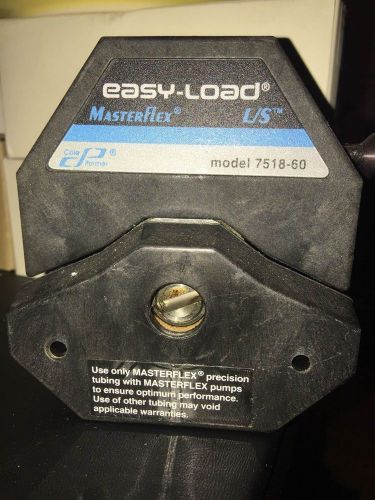 Cole Parmer Masterflex 7518-60 L/S Easy-Load Peristaltic Pump Head
