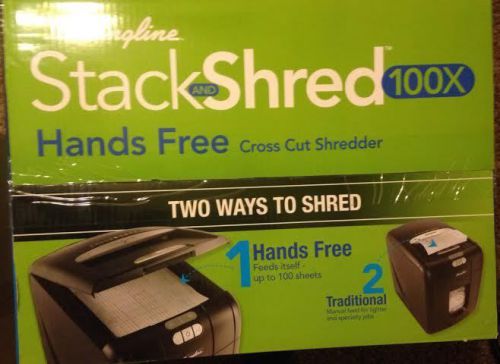 Gbc swingline ex100-07 stack-and-shred automatic shredder shredder 1757571 for sale