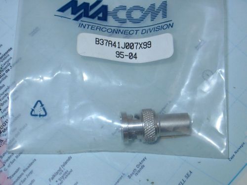 MA-COM AMP RF coaxial BNC cable crimp connector B37A41J007X99