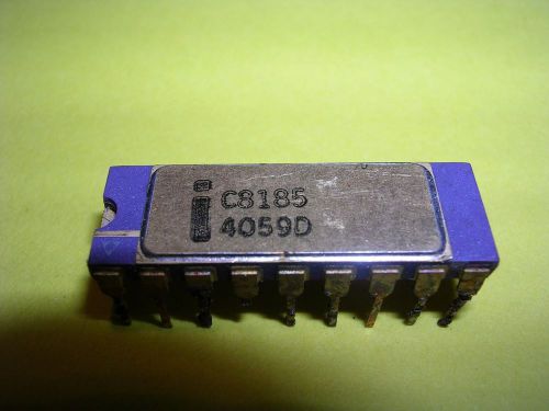Intel C8185 - 8,192-Bit (1,024 x 8) Static RAM for MCS-85