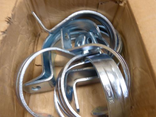 10 nib 4&#034; galvanized hubbell raco model 1341 conduit strap 1 hole rigid or imc for sale