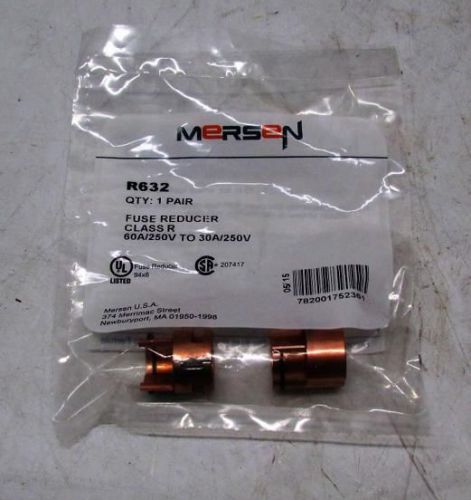 Lot of 10 Pair of Mersen R632 Fuse Reducers 60A/250V to 30A/250V