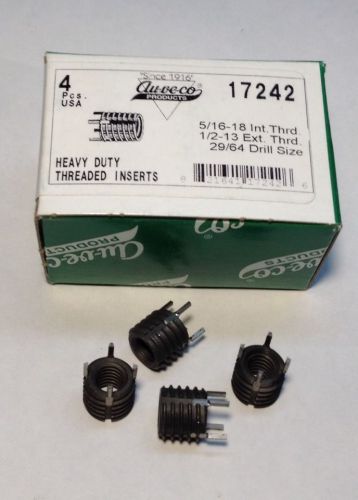 4 threaded keen-serts 5/16&#034;-18t thick wall thread repair insert use 1/2-13 hole for sale