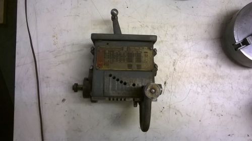 South Bend 11&#034; Metal Quick Change Gear Box , Model 11-A