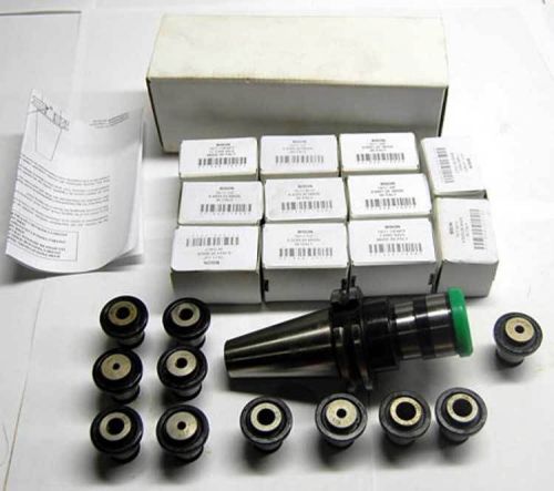 12 pcs. bison cat40 bilz style #1 tension/compression cnc tapping kit for sale