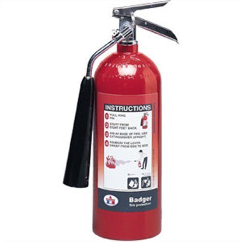 Badger™ extra 5 lb co2 fire extinguisher w/ wall hook for sale