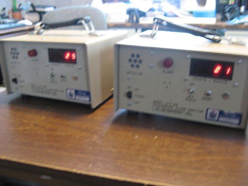 lot of 2 LUDLUM radiation detectors 177-63,gieger counter/backgrnd alarm monitor