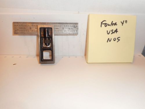 Machinists 2/19a usa fowler usa  likely nos perfect 4&#034; sliding square for sale