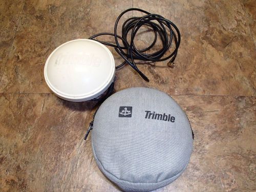 Trimble gps l1 compact dome antenna pn 16741-00 w/ carrying case and cable for sale
