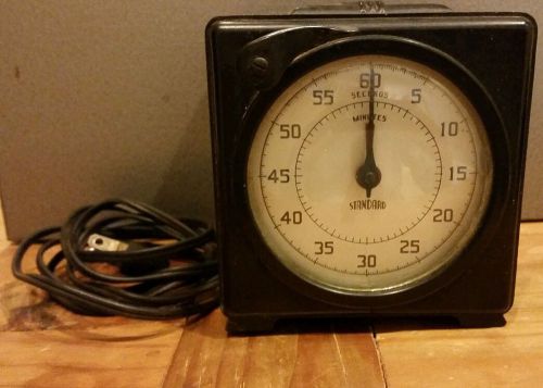 Vintage Standard Electric 60 Second Minute Timer Type S-60 - Bakelite  Works!