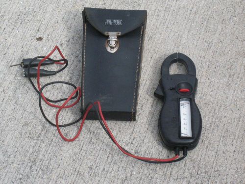 AMPROBE CLAMP METER WITH CASE AND LEADS, USED, ACTUAL SHIPPING