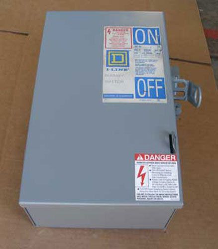 Square D PQ3603G 3 Pole 30 Amp 600V Fusible Busway Switch Reconditioned
