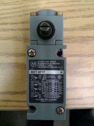 New Allen Bradley 802T-NPTP Oil Tight Limit Switch 802TNPTP Ser.H NIB