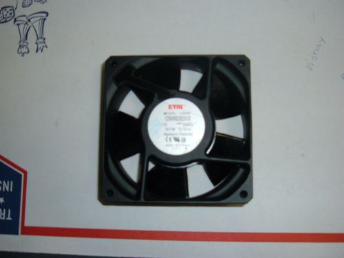 Thermally Protected Cabinet Cooling Fan By ETRI  129XR0282010 115VAC USG
