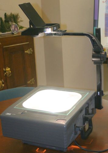 3M 9700 Overhead Projector Dual Bulbs Snap-on Portable Carrying Case