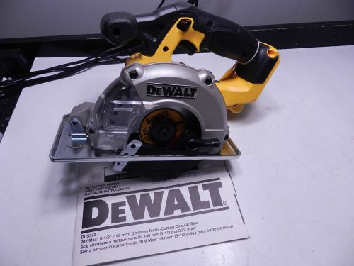 New Dewalt DeWalt DCS373 20V Cordless Li-Ion 5-1/2&#034; Metal Cutting Circular Saw