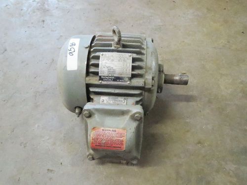 WESTINGHOUSE 3 HP LIFE-LINE T AC MOTOR 1735 RPM, 230/460 VOLT, FRAME 182T (USED)