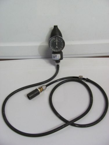Used taylor 44s390 calibration pump 0 - 18 psig pressure gauge pump bulb for sale