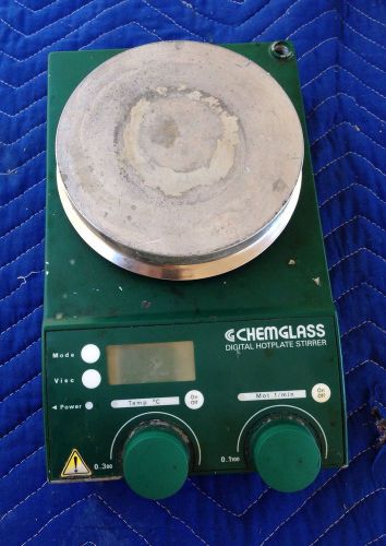 Working Chemglass Digital Hotplate Stirrer with Power Cord