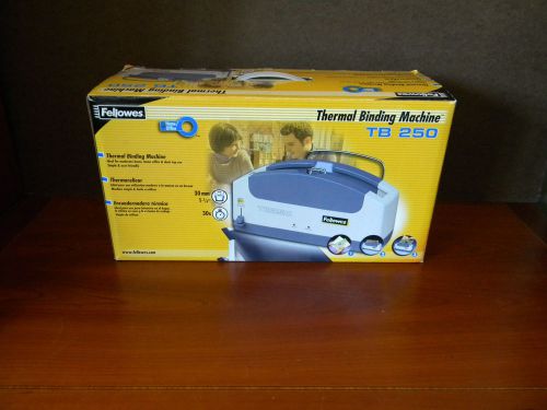 Fellowes 52171 Binding Machine TB250 Thermal MED Office Blue $91 online