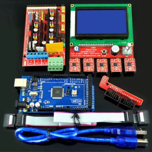Lcd12864 ramps 1.4 board 2560 r3 control board a4988 driver kit for 3d printer for sale