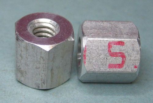 20 - pieces aluminum nut spacer standoff 1/2&#034;-long 1/2&#034;-hex 1/4&#034;-20 threads for sale