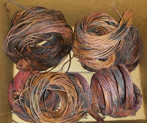 25 POUNDS SCRAP COPPER STRAND &amp; BRAID WIRE BULLION LBS INVESTMENT HOBBY PREPPING