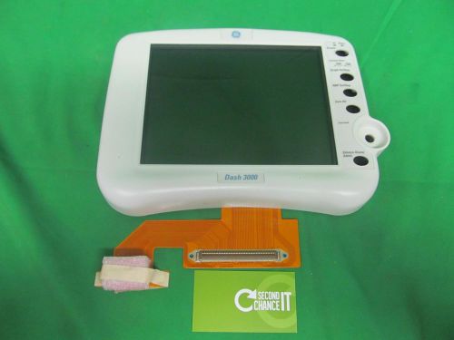 GE Dash 3000 Patient Monitor Color Screen Assembly 26185 2002392-002 &amp; Calib kit
