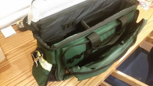 Advanced trauma shuttle bag,safety international, green, emt, ems medic bag, o2 for sale