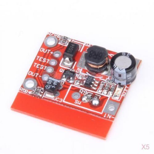 5pcs adjustable step up power supply charger modules -40 to +85 deg c for sale