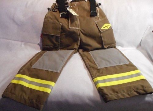 Quaker Safety Structural Fire Fighting Khaki Apparel Pants 30-29  10/13