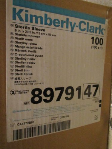 100 Kimberly-Clark Sterile Sleeve  exp 6/19 #89791 8979147