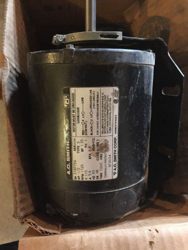 Ao smith ac blower motor 1/3 hp 2d05 type s 115v gf2034 for sale