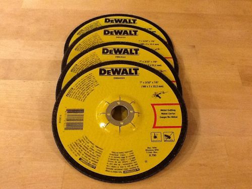 4 - Dewalt DWA4524 7&#034; Grinder Metal Cutting Wheel