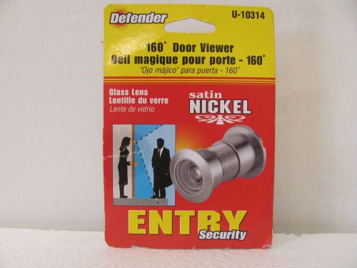 Prime-Line Products Defender U-10314 Door Viewer 160-Degree  Satin Nickel
