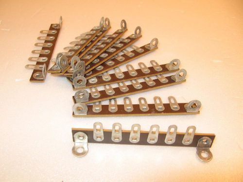 TERMINAL STRIPS “TIE POINT” 6 EYELETS SOLDER TYPE 10 pcs