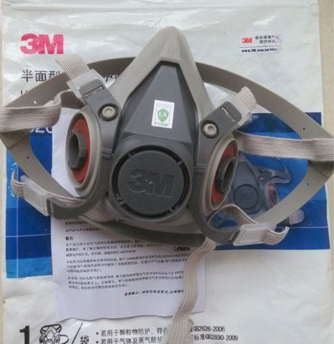 Free Shipping 3M 6200 reusable Respirator Painting Spraying half Face/Gas Mask
