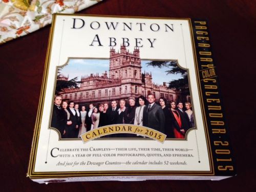 Downton Abbey Page a Day Desk Calendar for 2015
