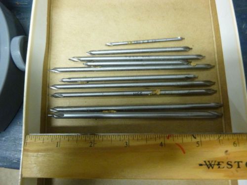 extended center drill lot high speed steel