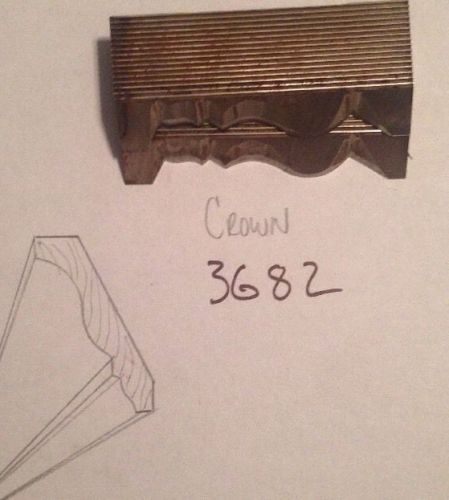 Lot 3682 Crown  Moulding Weinig / WKW Corrugated Knives Shaper Moulder