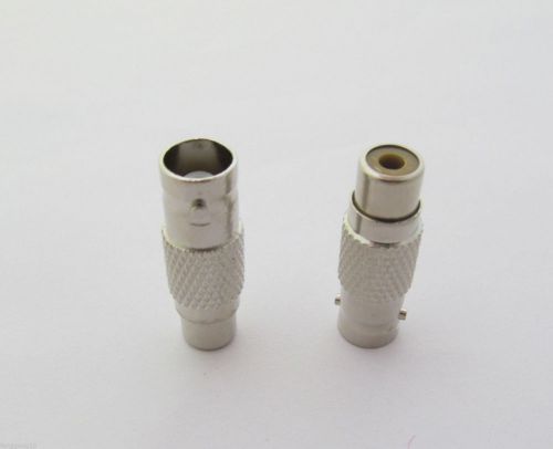 BNC Female to RCA Female Jack Straight Coaxial CCTV Converter Adapter Connectors