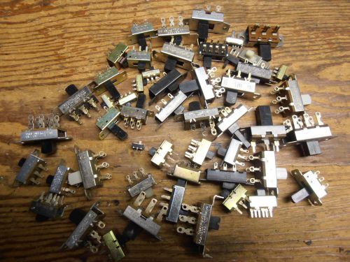 Assortment of 50 Slide Switches-All New