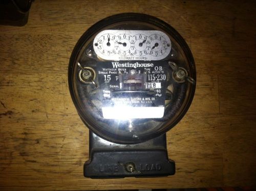 Old Collectible Westinghouse Meter