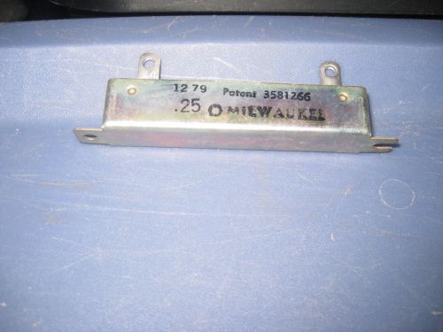 Milwaukee power resistor .25 for sale