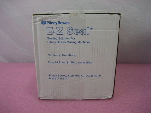 Pitney Bowes 608-0 E-Z Seal Sealing Solution 4 Half Gallon Bottles