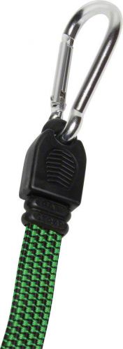 Highland carabiner fat strap bungee cord: green~ 30&#034; for sale