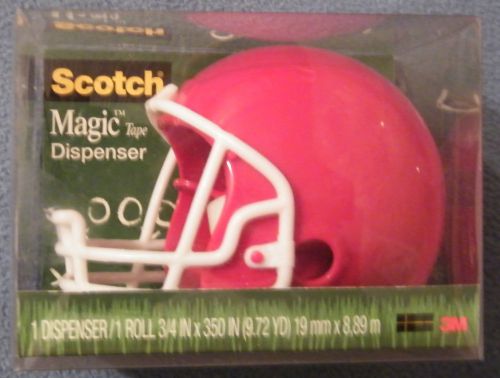 Scotch RED Football Helmet Tape Dispenser