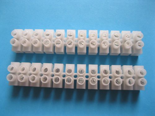 60 pcs Pitch 8.0mm 12way/pin Terminal Block Connector Feed through Type Standard
