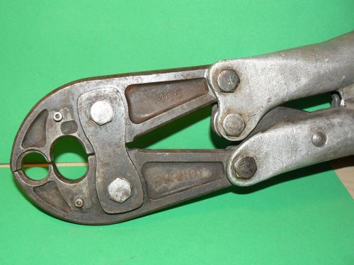 BURNDY MD6 HYTOOL HAND CRIMPER COMES WITH 12 SETS OF DIES