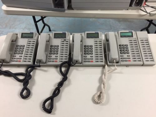 Lot Of 4 Teleco UST-1020DSD Telephones pulled from a working environment
